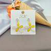 Cute fresh universal advanced earrings, flowered, internet celebrity, french style, high-quality style
