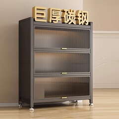 靴箱は大容量の多層超大型室内入戸門靴箱家庭用鋼製防塵防湿靴棚