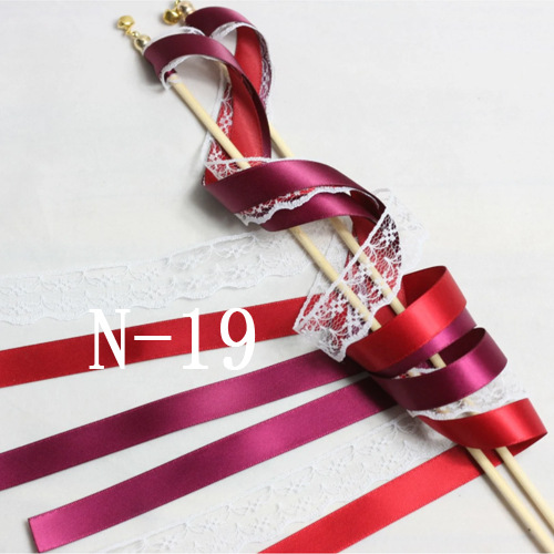 Transfronterizo de estilo europeo campana de boda cinta colorida encaje Hada palo guirnalda decoración césped FIESTA DE CALENTAMIENTO Decoración