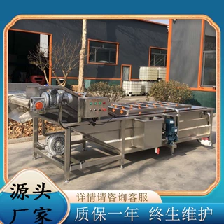 西芹鼓泡清洗机器商用荠菜清洗设备净菜成套气泡清洗机