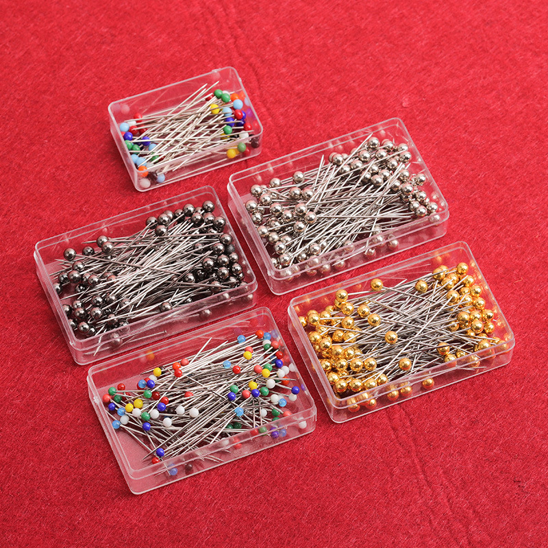 Wholesale ceramic bead needles, three-dimensional tailoring, pearlescent needles, positioning pins, pins, fixed pins, stainless steel handmade clothing customization