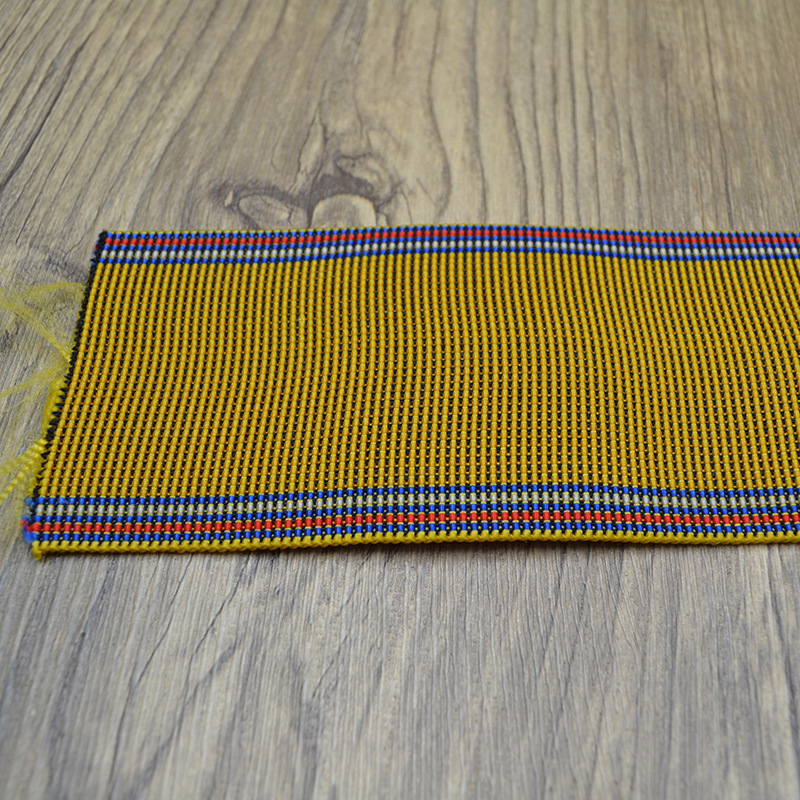 厂家直供7.1CM宽沙发用弹力橡筋带 家具蹦床加厚松紧带 编织织带