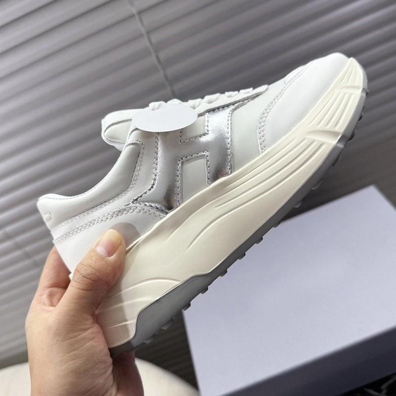 European Men's Shoes 2025 Thick-Soled Cloud Shoes Casual Luxury Brand Dad Shoes Men's White Shoes Women