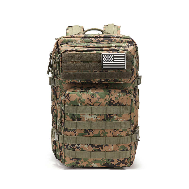 Outdoor 3P Attack Tactical Backpack Multifunctional 45L Large Capacity Camo Outdoor Sports Mountaineering Backpack_voghion.com