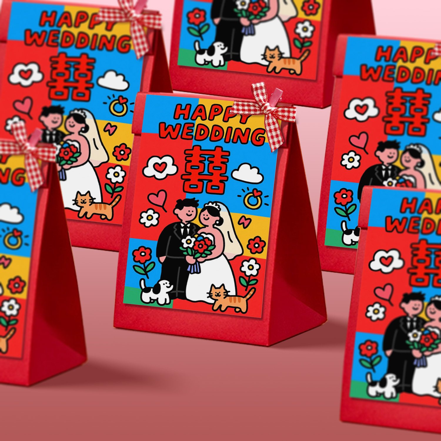 (Free Customization) Wedding Candy Box, Wedding Favor Box, Empty Gift Box, Engagement Candy Packaging Box