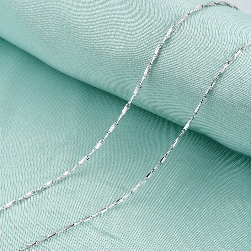 Fábrica directa creativa de moda accesorios collares coreanos s925 plata pulido 1.0 Art Star collar al por mayor