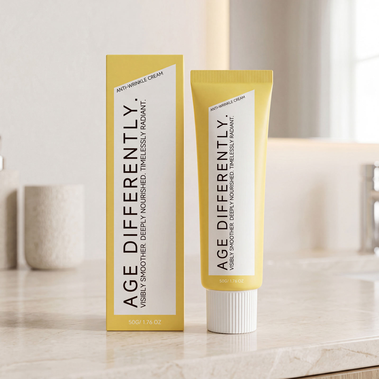 Nourishing Face Cream with a Gentle Formula, Refreshing and Moisturizing, Creamy Texture, Easy to Absorb, Cares for the Skin, Moisturizes, and Makes the Skin Supple