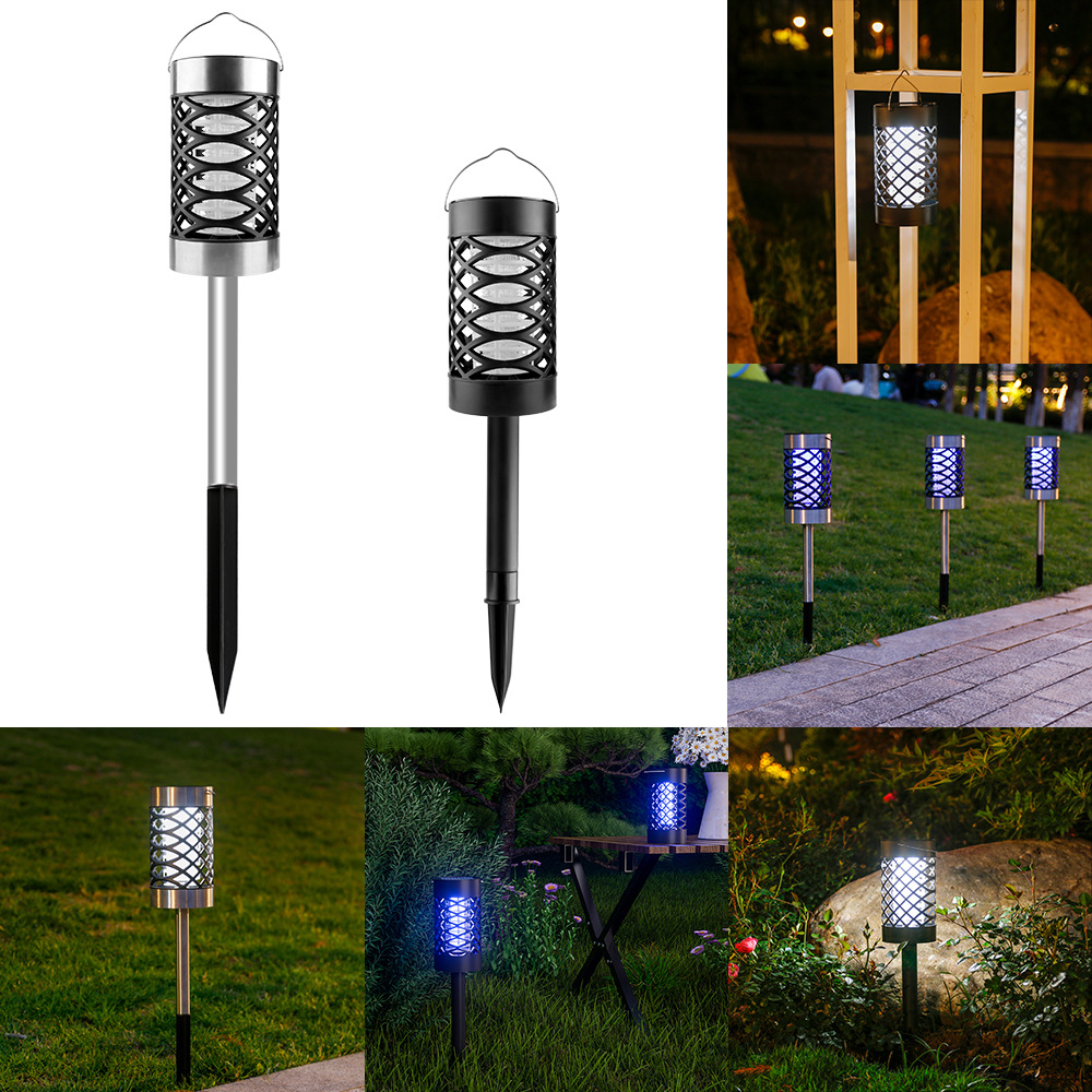 Solar Mosquito Killer Lamp, Garden Lamp, Insect Killer Lamp, Outdoor Rainproof Garden Electric Insect Killer Lamp, Yard Outdoor Lawn Lamp