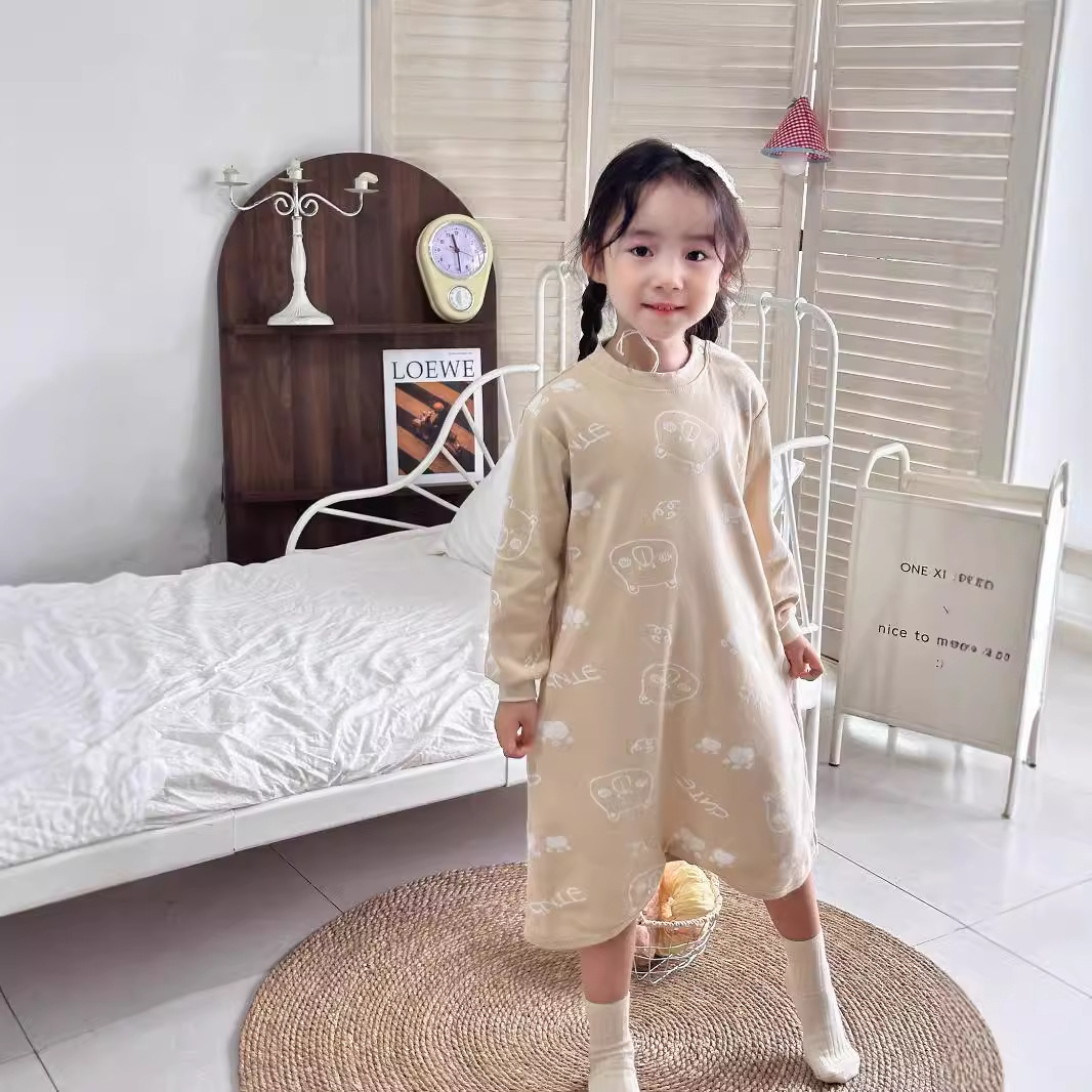 Nuevo bebé pijama niñas pijama niñas pijama primavera y otoño ropa de bebé ropa de casa