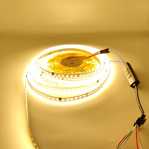 LED strip 24V single-color flowing 2835 high-brightness 126 LED electroplated plate with copper bracket red green blue pink ice blue gold