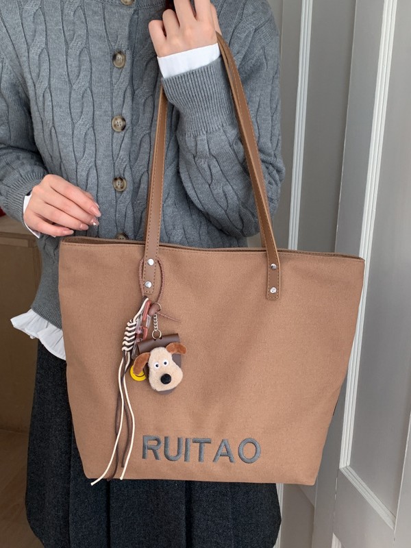 Bolsas transfronterizas para mujeres 2026 ventas calientes nuevas bolsas de lona casuales de gran capacidad, bolsas de hombro de moda para viajar.