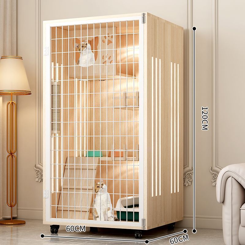 宠物别墅家用猫屋室内超大自由空间猫柜豪华猫咪房子全景笼子|undefined