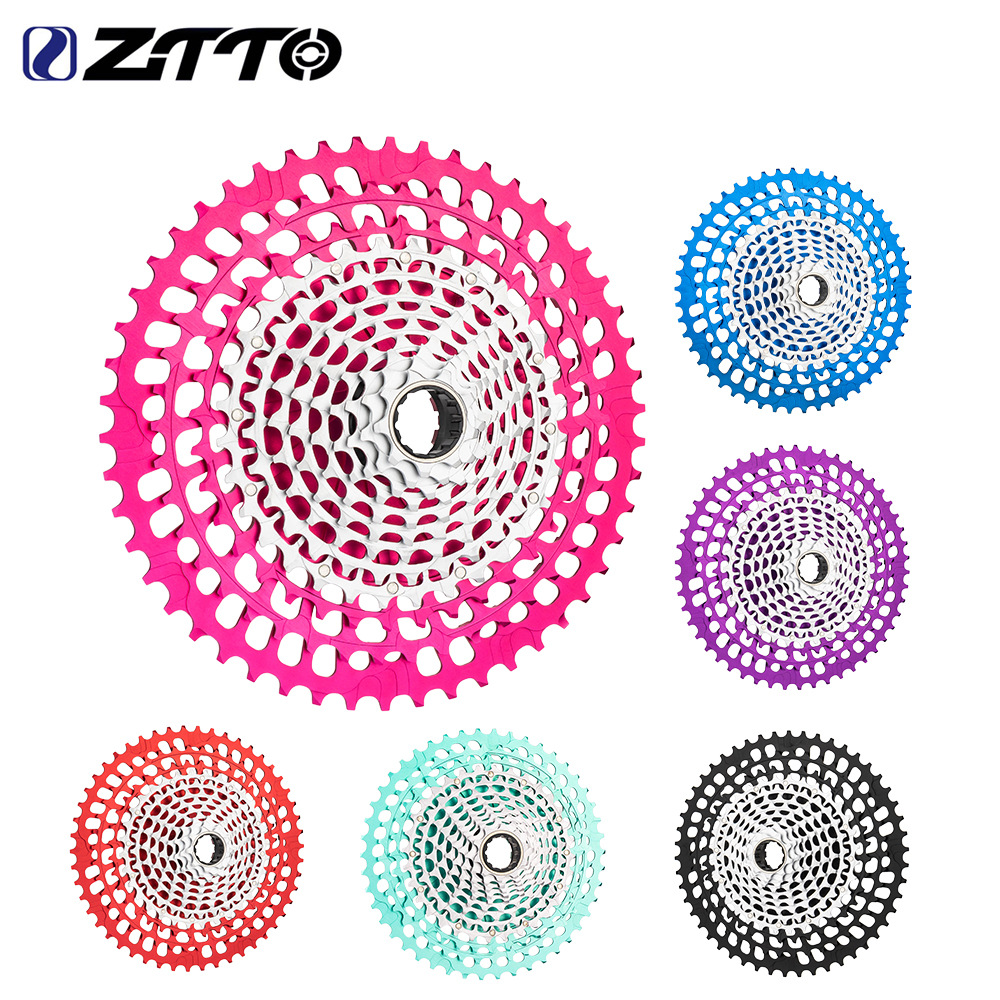 Volante de bicicleta de montaña ligero ZTTO solo 295g volante ultraligero de 12 velocidades 9-50T volante de velocidad variable hueca tipo tarjeta