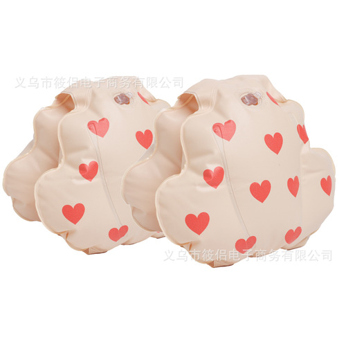 ins retro swimming arm circle Danish love children's swimming equipment learning to swim double air bag children's floating sleeves