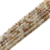 White agate organic accessory, beads