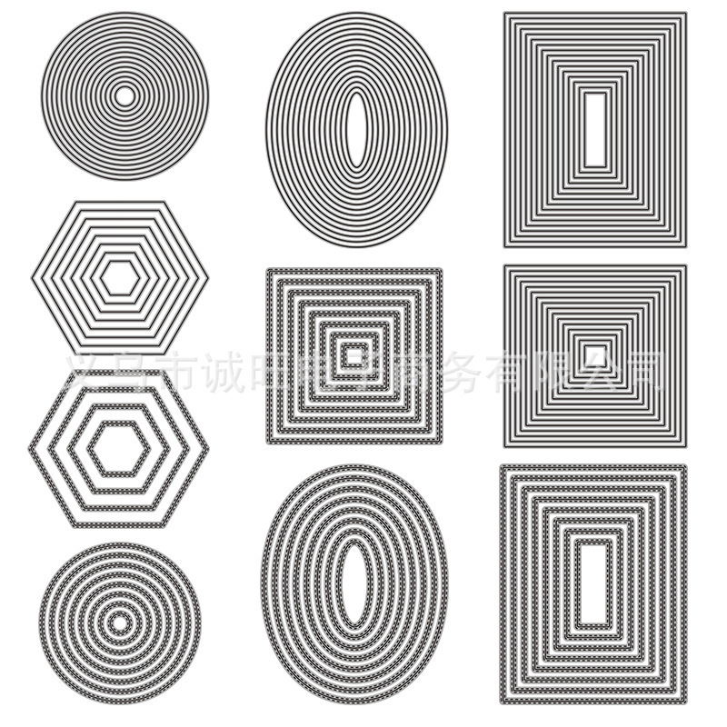 10 Basic Frame Metal Carbon Steel Knife Molds Chengwang Company Independently Designed Brand Embossed Cutting Knife Molds