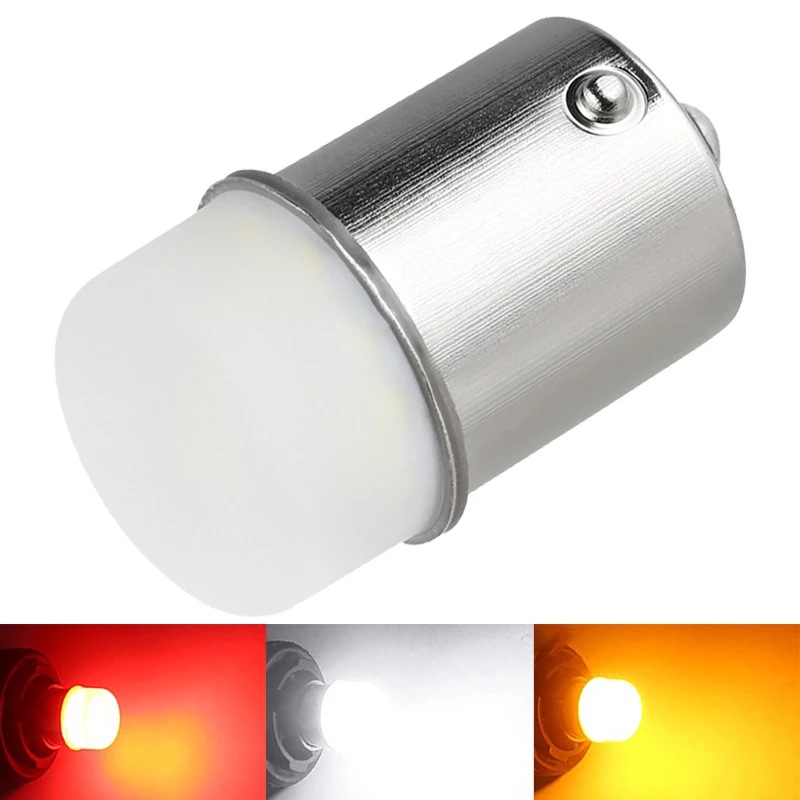 Lámpara de dirección LED 1156 3014 9smd 1157 lámpara de freno alta luz de marcha atrás BA15S blanco