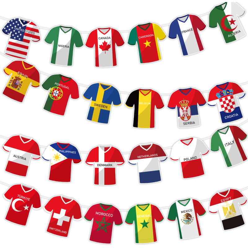 2026 World Cup in the United States, Canada, and Mexico Party Decorations, World Cup Football-Themed Banners, Scene Setup Supplies 2026 World Cup in the United States, Canada, and Mexico Party Decorations, World Cup Football-Themed Banners, Scene Setup Supplies