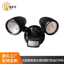 ������ɫ��˫ͷ��Ӧ�ڵƿ羳�����ˮͥԺ�ڵ���ǽIP65��Ӧ�۹��