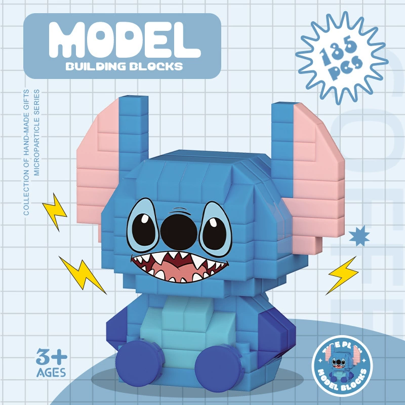 Building Block Set (Lego) Cartoon Dolls — Cute Animal Figures, Multiple piece counts