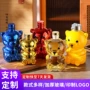 小熊加厚定制电镀果酒瓶