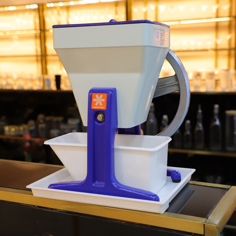 Barware Japanese Imported Shushu Manual Ice Crusher Mojito Professional Granular Cocktail Hand-Cranked Ice Crusher