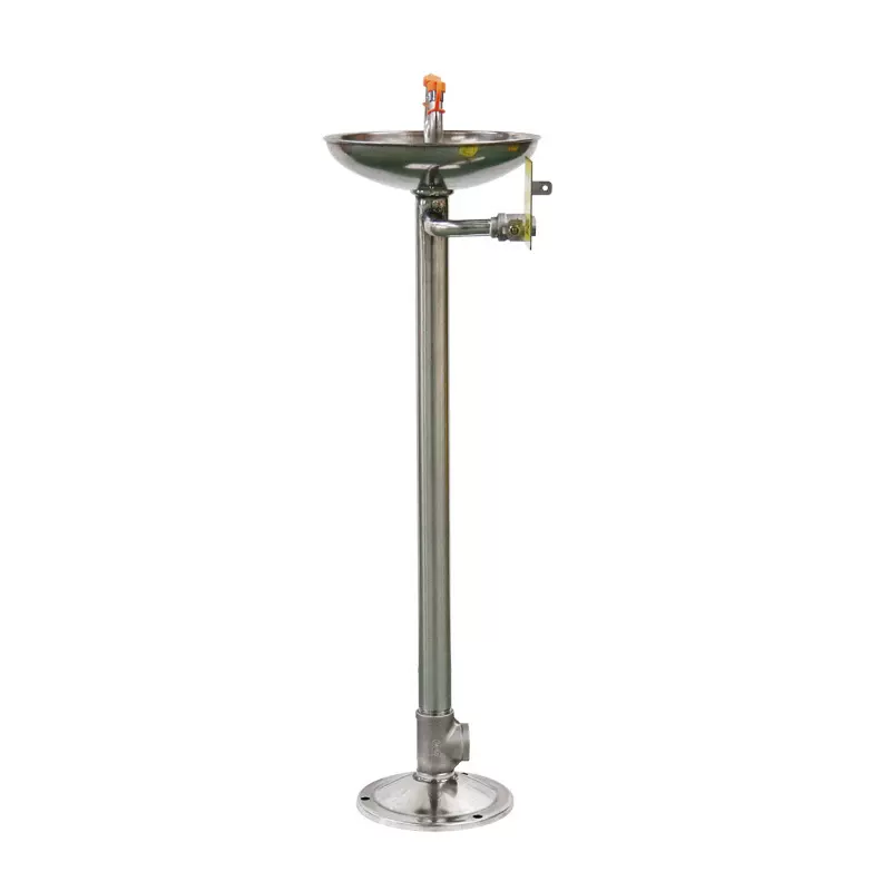 补天304不锈钢紧急冲肤洗眼器厂家直销立式洗眼器