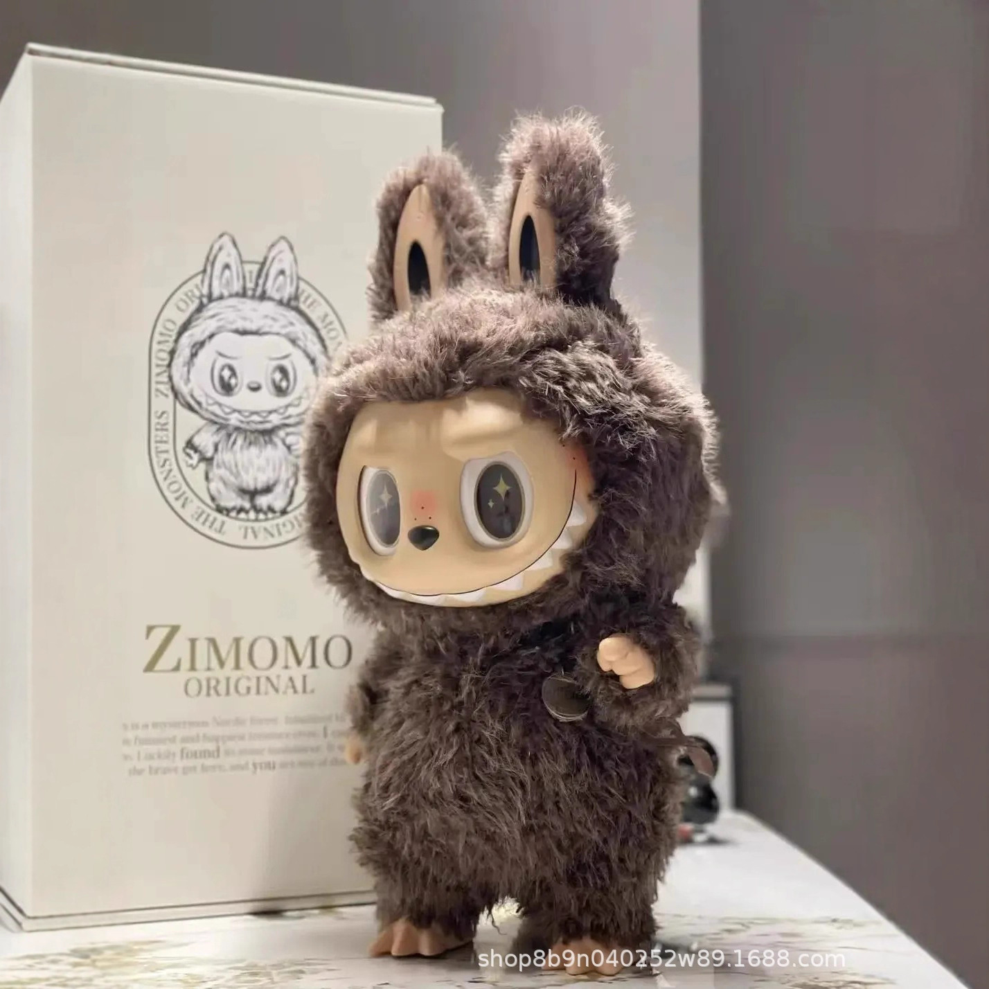 源头厂家三代毛绒娃娃大天使大首领潮玩LA布布搪胶公仔毛绒玩偶