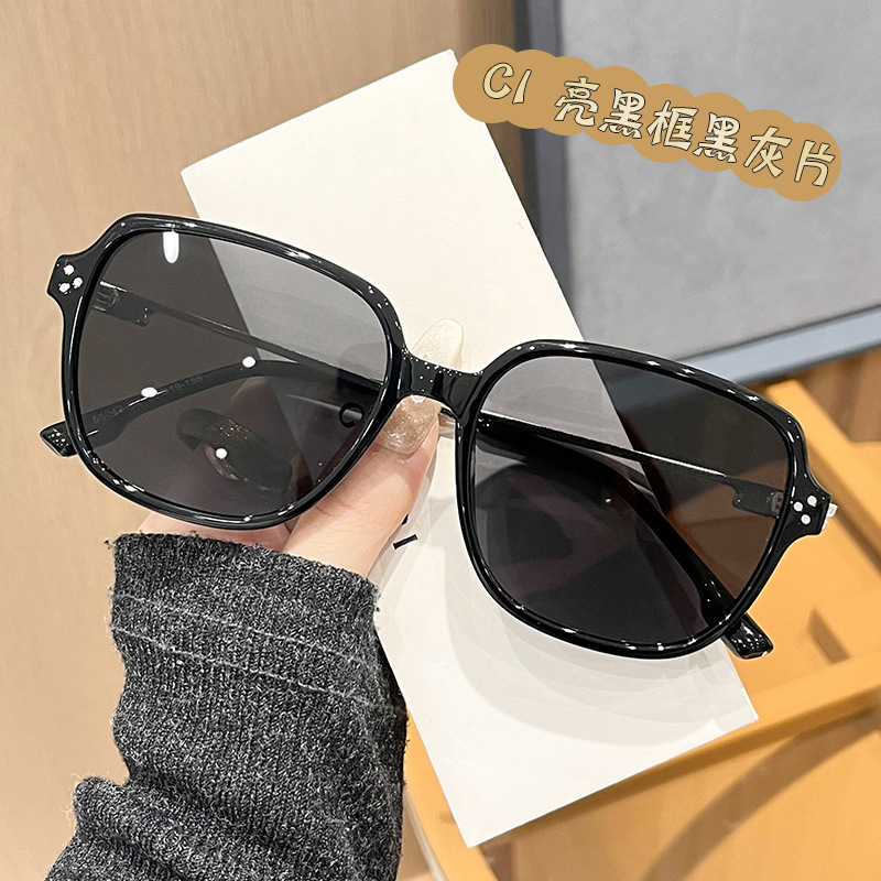 C1 블랙 실버 프레임 블랙 그레이 필름