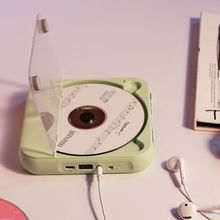 新款便携ins随身听cd播放唱片机黑胶蓝牙复古光碟光盘礼物播放器