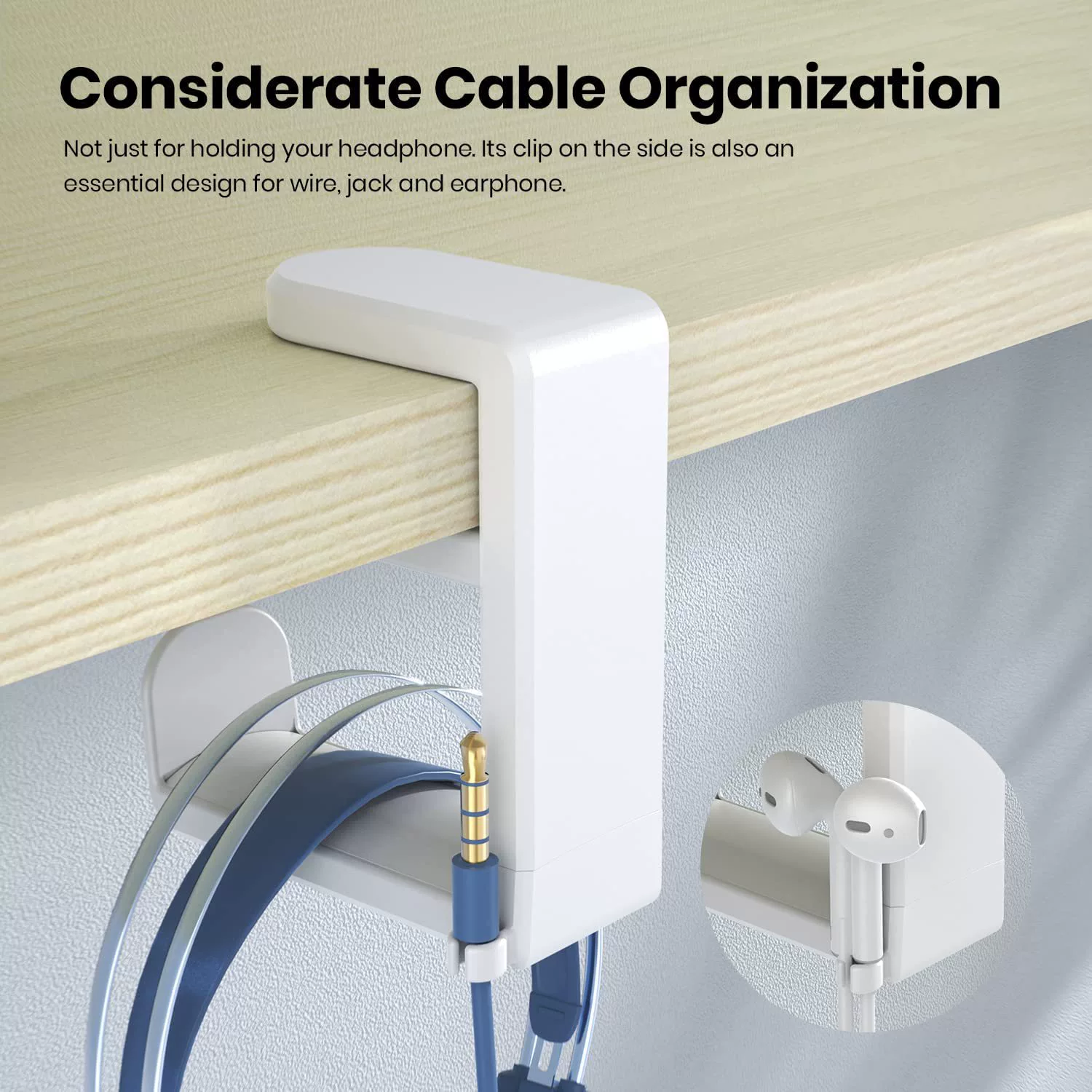 Частная модель настольный зажим крючок для гарнитуры рама 360 градусов вращение крен для наушников держатель для хранения гарнитуры