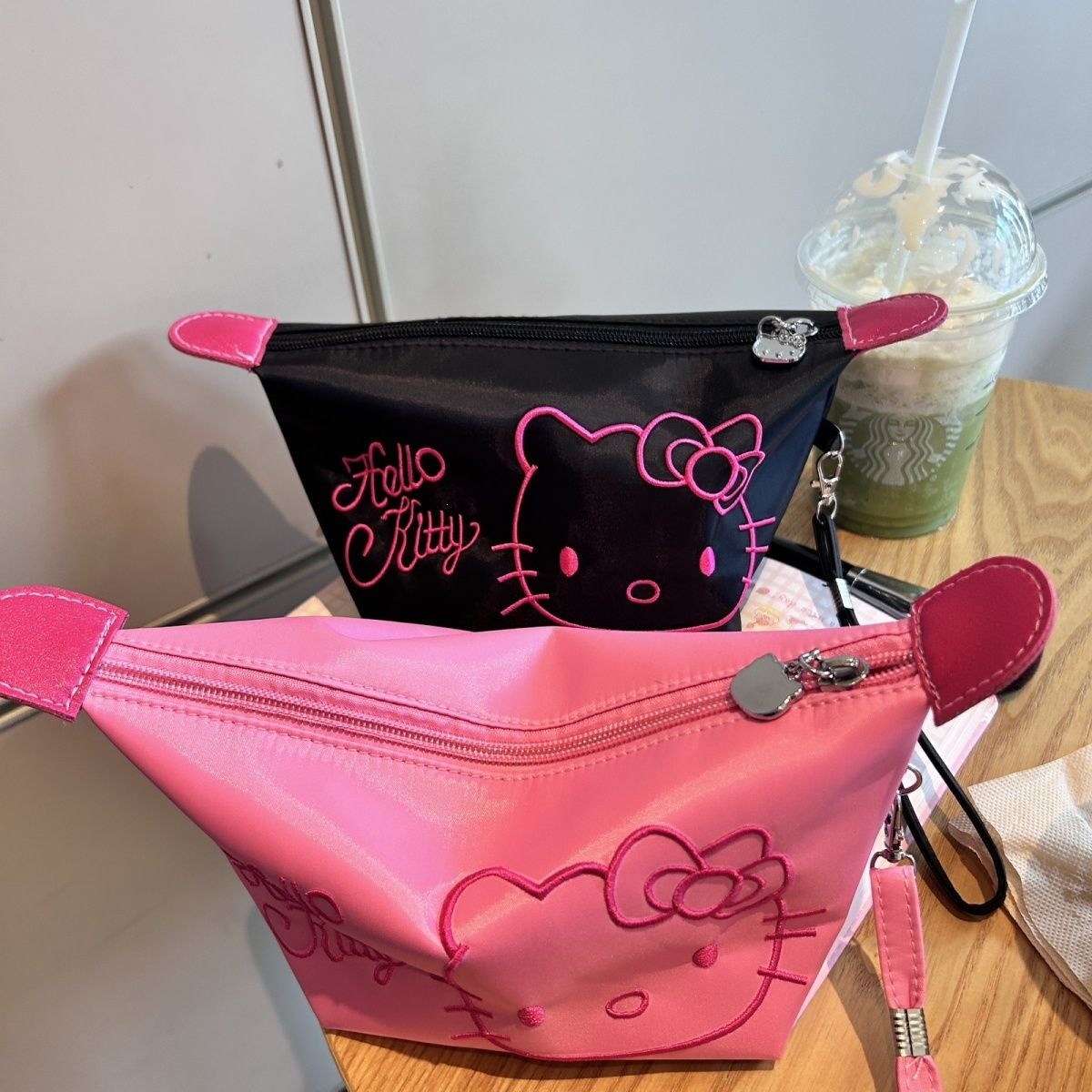 洗漱旅行ty化妆品护肤品防水it化妆包大容量收纳袋k便携刺绣可爱