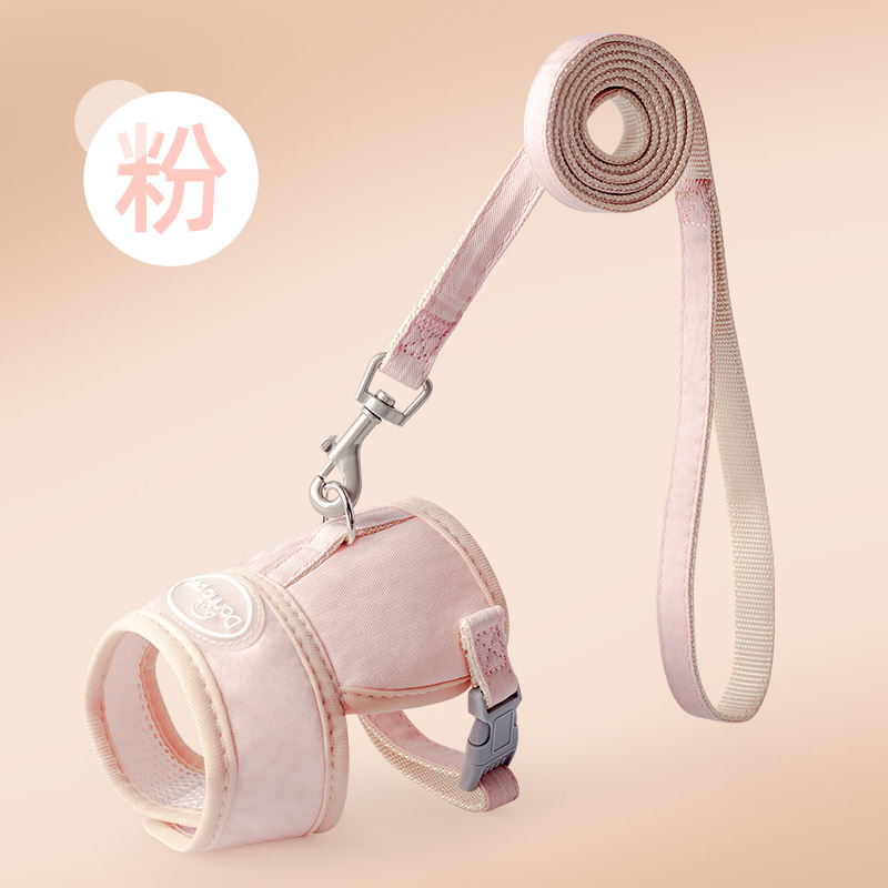 Nuevo tipo transfronterizo de cuerda de tracción para gatos anti-desprendimiento chaleco ajustable para salir cuerda de gato correa de pecho para artículos de mascotas