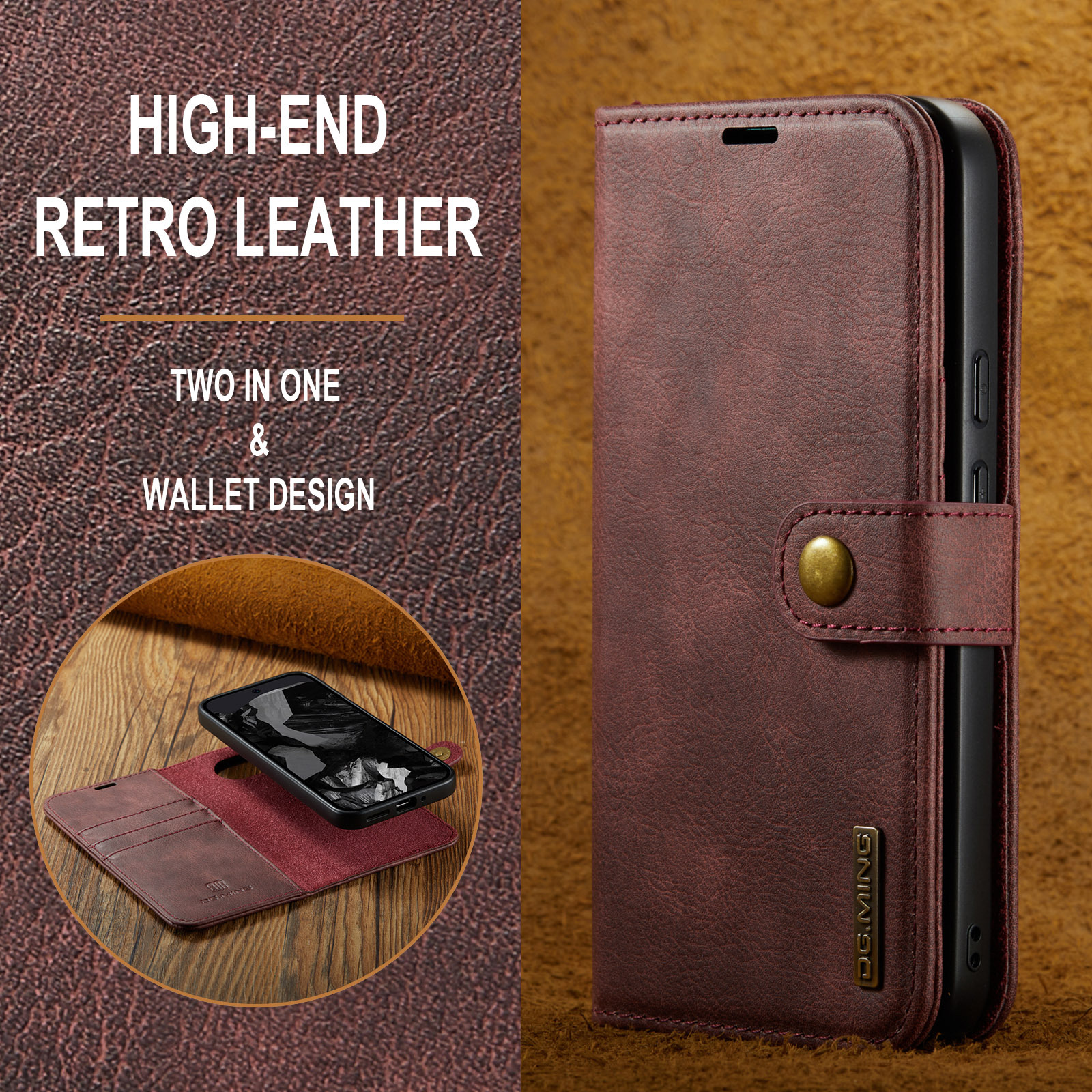 Zwei-in-Eins-Gehäuse für Google Pixel 9 Pro XL Pixel 9 Pro Magnetgehäuse_voghion.com