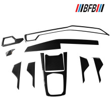 适用于23-26款宝马X6 G06碳纤维内饰 X6干碳纤中控排挡仪表台车门