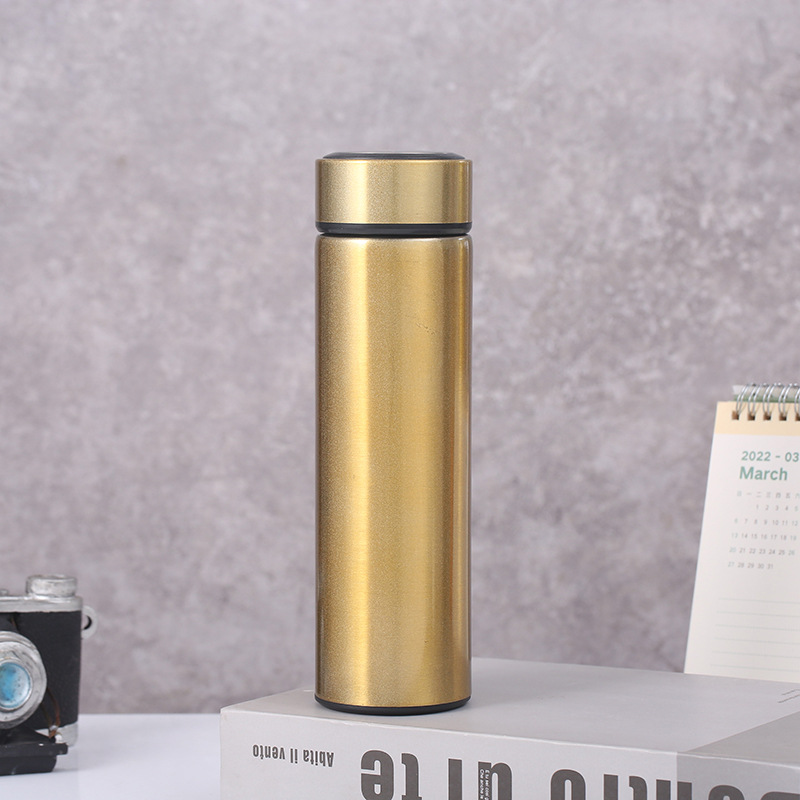 Taza de vacío de acero inoxidable taza de medición de temperatura inteligente Pantalla de temperatura negocio taza recta regalo taza promoción bienestar al por mayor