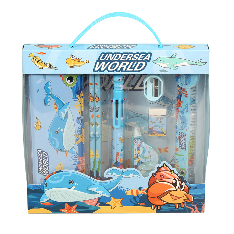 Juego de Papelería Escolar en Caja de Regalo para Niños y Estudiantes image 6