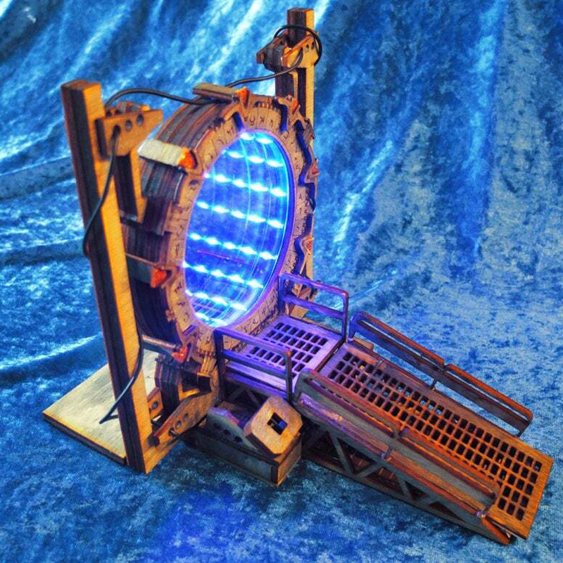 DIY Galaxy Gate Bookend 2
