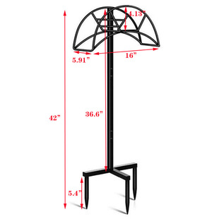 Garden hose storage rack garden hose bracket removable metal water pipe hose bracket hose hanger vertical