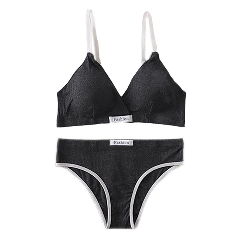 Спорт и отдых с вышивкой с буквенной печатью Модный Женский Нижний костюм поставляется с нагрудной накладкой, красивое нижнее белье, шорты, костюм