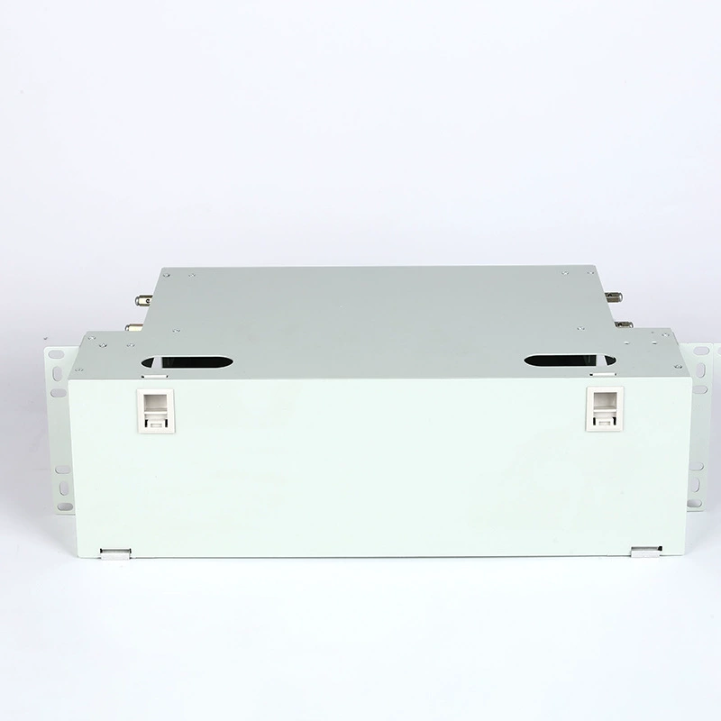 48-core ODF unit box fiber optic distribution cabinet white rack-mounted fiber distribution frame cable room wiring box