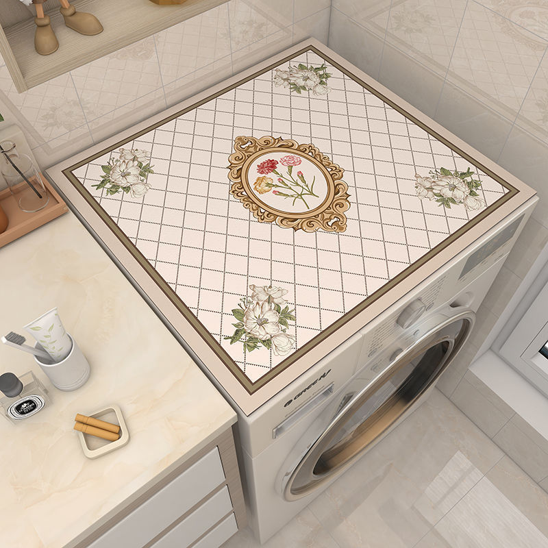 Lavadora doméstica americana almohadilla de tapa absorbente y a prueba de polvo almohadilla de mesa de horno microondas almohadilla de mesa de aislamiento térmico no lavable para refrigerador al por mayor
