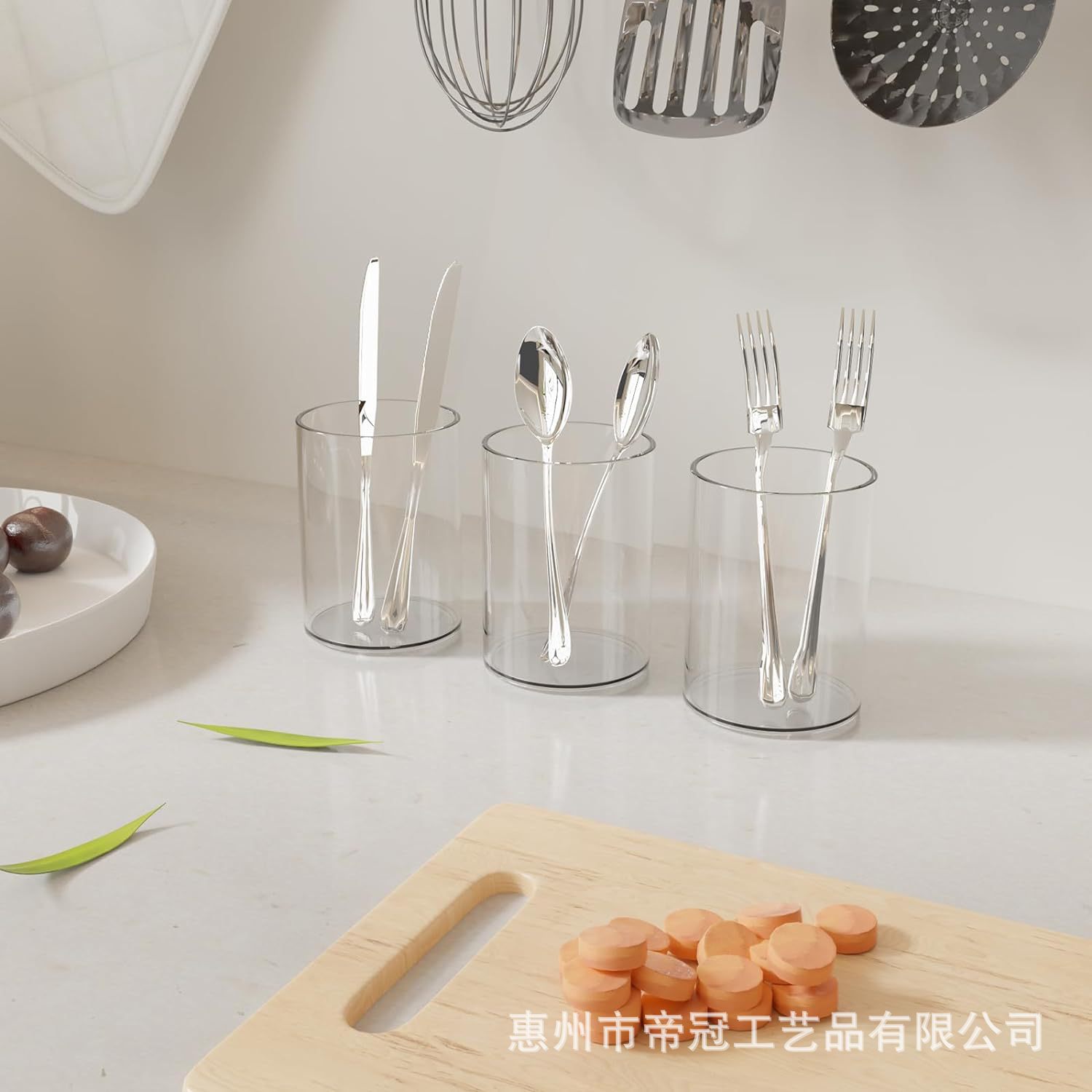 책상 액세서리 라운드 화장품 브러시에 적합한 아크릴 컵 문구 식기 보관 랙 펜 홀더 데스크탑 연필