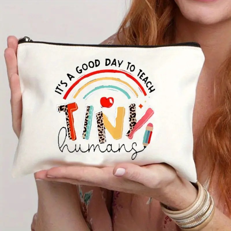 Día del maestro transfronterizo estudiantes maestros maquillaje de pintura al óleo día del maestro maestros maquillaje de pintura al óleo Amazon venta caliente bolsa
