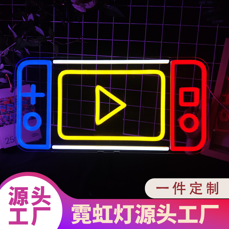 Amazon game controller decorative light LED illuminated billboard neon letter light indoor and outdoor illuminated sign