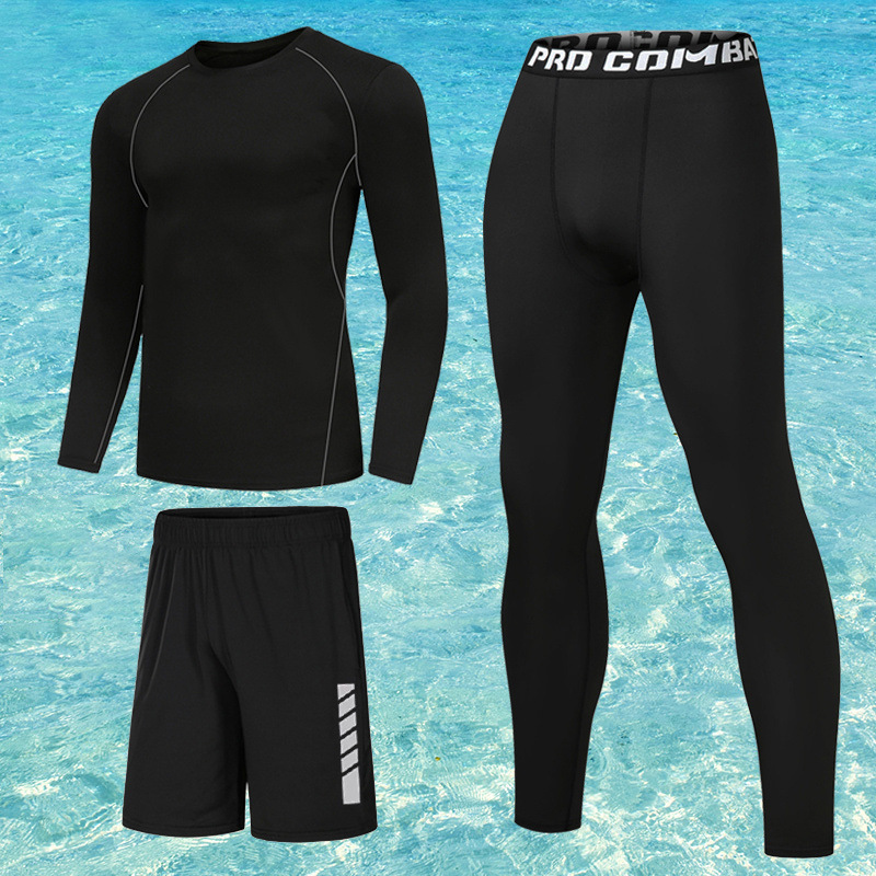 Traje de Buceo de Dos Piezas de Manga Larga de Nailon, para Buceo, Surf y Natación image 18