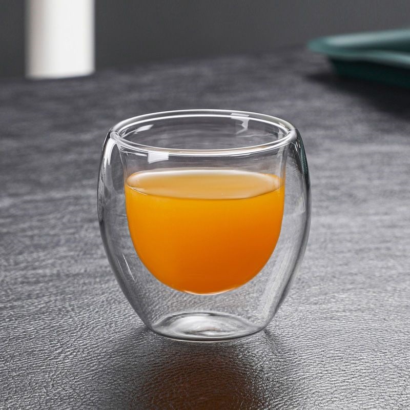 Taza de Té de Doble Capa de Acero Inoxidable 304, Resistente al Calor, para Hogar y Oficina