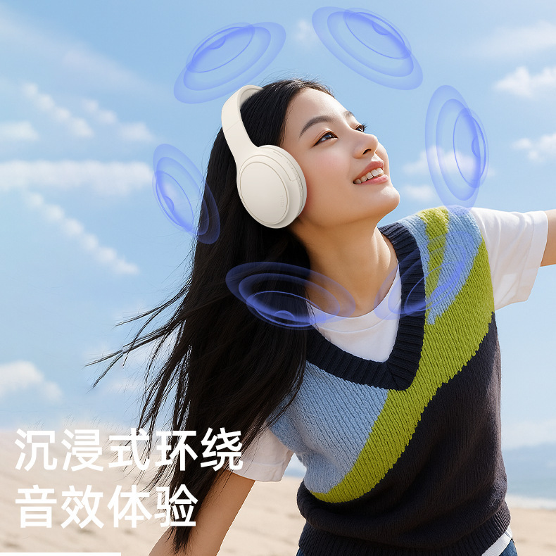 2025 新しいヘッドセット超長バッテリー寿命マカロン通話ノイズリダクションワイヤレス Bluetooth ヘッドセットメーカー在庫|undefined