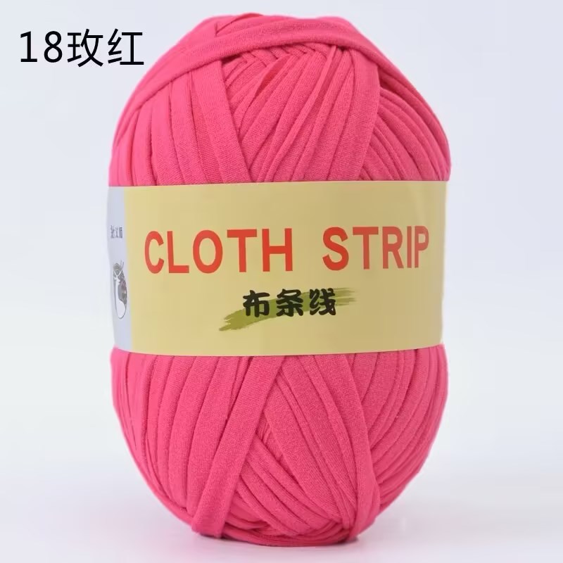 Gran gancho de línea de tela muñeca zapatillas de almacenamiento cesto cojín manta ganchillo DIY material casero tela gruesa trenzado