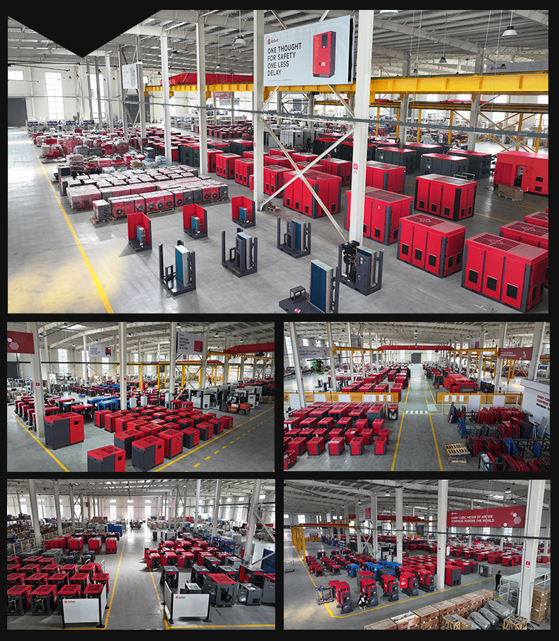 Customized Solant 380V Screw-Type Air Compressor Four-In-One Permanent Magnet Variable Frequency Air Compressor Manufacturer Wholesale